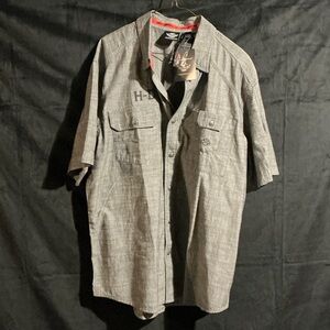 Harley-Davidson Gray Casual Button Down Shirt
